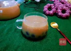 Purple Sweet Potato Pearl Milk Tea Recipe Illustration 27