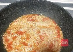 Enoki mushroom tofu soup recipe 11