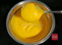 Illustration of how to make pumpkin noodles (baby food supplement) 6