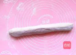 Illustration of how to make purple sweet potato two-color buns 12