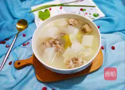 Illustration of how to make radish and pork ribs soup 13