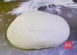 Illustration of making double bean buns 11