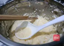 Illustration of how to make shredded radish cake 4