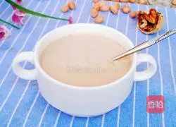 Illustration of how to make walnut and peanut milk 8