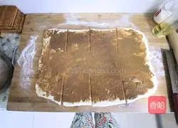 Illustration of how to make sesame sauce layer cake (risen dough) 10