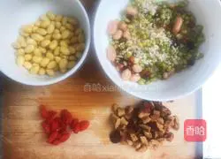 Illustration of how to make grain and soy milk breakfast (soy milk machine recipe) 1