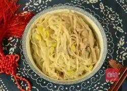 Illustration of how to make bean sprout noodles 4