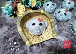 Elephant Bean Paste Bun Recipe Illustration 10