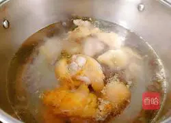 Melon, Mushroom and Chicken Soup Recipe Illustration 7