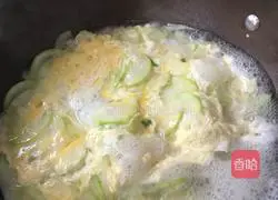 Illustration of how to make gourd egg drop soup 7