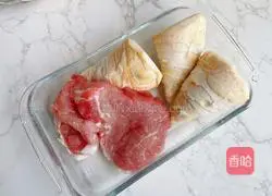 Illustration of how to make bamboo shoots and clam soup 1