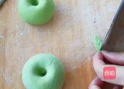 Apple bean paste bun recipe 6