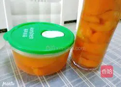 Illustration of how to make candied yellow apricots 6