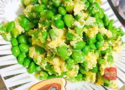 Illustration of how to make scrambled eggs with edamame 6