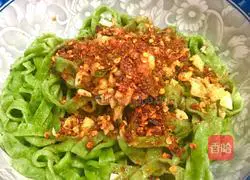 Illustration of how to make noodles with alfalfa oil 11