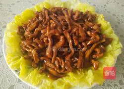 Chicken version of Beijing sauce shredded pork recipe 10