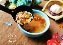 Illustration of how to make peach gum and millet soup 9