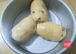 Illustration of how to make raisin hand-torn bread 13