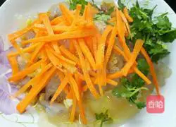 Hot and sour jellyfish shreds Illustration of how to do it 8