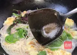 Amaranth Egg noodle soup-magic flour recipe 6