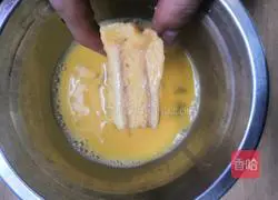 Illustration of making mini western toast 7