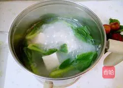 Illustration of making vermicelli tofu soup 10