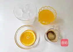 Iced Orange Americano Coffee Recipe Illustration 1