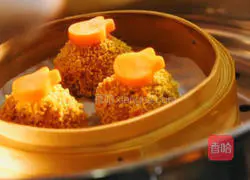 Illustration of how to make water chestnuts, millet and beef balls 8