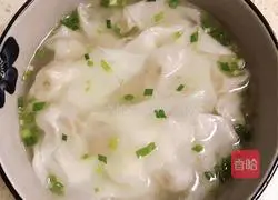 Chicken soup wonton recipe illustration 3