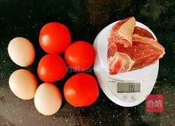Tomato, egg and beef brisket soup recipe 2