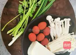 Double mushroom tofu soup recipe 1