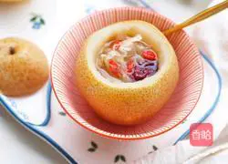 Illustration of how to make rock sugar, white fungus and snow pear soup 13