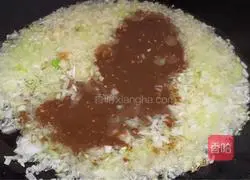 Illustration of making sauce-flavored pancake 5