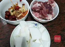 Cordyceps Flower Yam Bone Soup Recipe Illustration 1