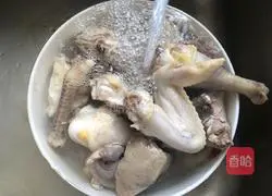 Illustration of how to make Cordyceps, Flowers, Ginseng and Chicken Soup 6