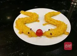 Xinwen Food Illustration of Two Dragons Playing with Pearls 11