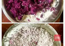 Purple sweet potato milk steamed buns recipe 4