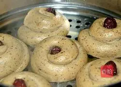 Illustration of how to make jujube mud buns 6