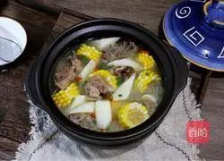 Illustration of how to make yam and duck soup 11