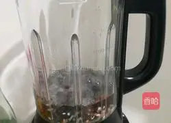 Illustration of how to make black sesame paste 3