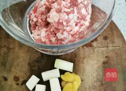 Meatballs Illustration of how to make soup 1