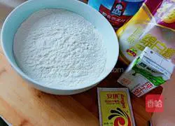 Illustration of how to make milky oatmeal steamed buns 1