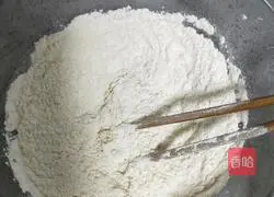 Illustration of how to make yam pancake#baby food supplement#8