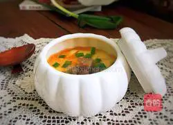 Illustration of how to make sea cucumber and egg custard 9