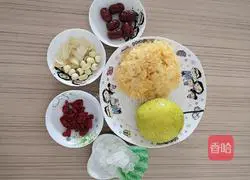 Illustration of how to make Sydney Lily, Lotus Seed and Tremella Soup 1