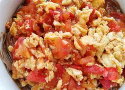 Illustration of how to make tomato and egg noodles 12