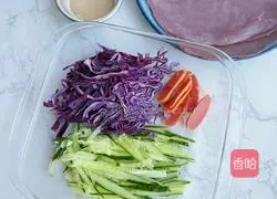 Illustration of how to make vegetable rolls 2