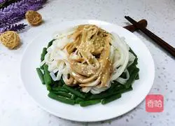Illustration of how to make sesame cold noodles 5