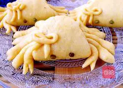 Illustration of how to make pumpkin steamed buns 22