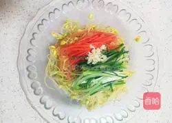 Illustration of how to make cold soybean sprouts 5